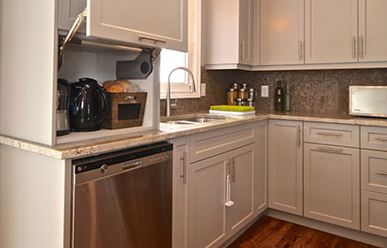 Kitchen upgrade with more storage and clutter-free